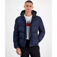Men's Beazly2436 Slim-Fit Quilted Full-Zip Hooded Puffer Jacket