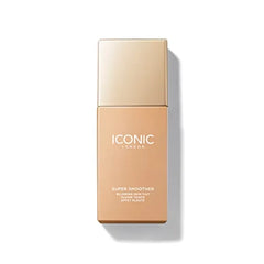 ICONIC LONDON Super Smoother Blurring Skin Tint | Light to Medium Coverage, Hydrating, Ultra-Lightweight Tinted Moisturizer, Cruelty-Free, Vegan Makeup, 1.01 Fl oz