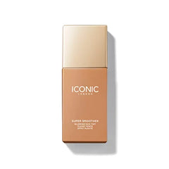 ICONIC LONDON Super Smoother Blurring Skin Tint | Light to Medium Coverage, Hydrating, Ultra-Lightweight Tinted Moisturizer, Cruelty-Free, Vegan Makeup, 1.01 Fl oz