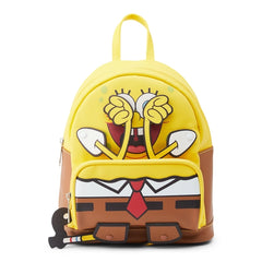 Nickelodeon Unisex SpongeBob PU Leather Mini Backpack - Yellow