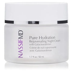 NassifMD Pure Hydration Rejuvenating Day & Night Cream, Deep Moisturizing and Smoothing Formula for Overnight Skin Renewal, Ideal for Dry and Mature Skin