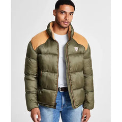 Men's Larry Fabric Block Puffer Jacket
