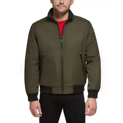 Men's Classic Zip-Front Ripstop Bomber Jacket