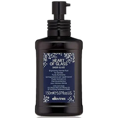 Davines Heart of Glass Sheer Glaze, Brightening Thermal Leave-In Fluid for Blonde Hair Hydrates, Protects from UV/Heat & Adds Shine with Fortifying Botanical Shield, 5.07 Fl Oz