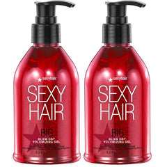 SexyHair Big Blow Dry Volumizing Gel | Added Volume with Hold | Up to 72 Hours of Humidity Resistance | All Hair Types