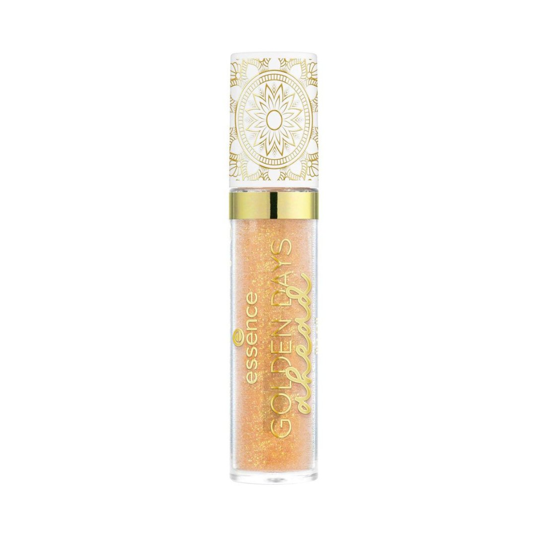 Essence Golden Days Ahead Nourishing Lip Oil with Gold Particles 01 Oh My Gold - AllurebeautypkEssence Golden Days Ahead Nourishing Lip Oil with Gold Particles 01 Oh My Gold