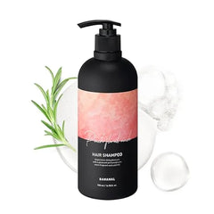 BANANAL Korean Shampoo with Rosemary Sulfate, Silicone & Paraben Free Scalp Care Formula Strengthens, Hydrates & Refreshes Hair with Proteins & Botanical Extracts 500ml 13.5 fl oz