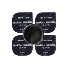 BRING GREEN Fresh Ball Pack Collection Charcoal Peel Off, Tea Tree Sleeping Pack & Wash-Off Masks with Artemisia, Oat Yogurt, Potato & Black Sugar for Pore Care, Calming & Hydration