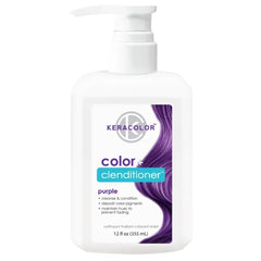 Keracolor Color + Clenditioner 3-in-1 Color-Depositing Conditioner, Gently Cleanses & Conditions, Semi-Permanent Hair Color, 23 Shades, 12 Fl Oz