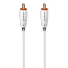 AudioQuest Greyhound Low-Frequency Subwoofer RCA Cable - White