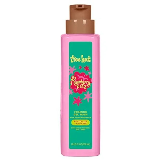 Tree Hut Foaming Gel Body Wash, Hydrating & Moisturizing Shower Gel for Soft, Glowing Skin, Fruity Scent