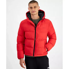 Men's Beazly2436 Slim-Fit Quilted Full-Zip Hooded Puffer Jacket