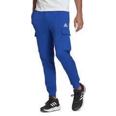 Adidas Men's Essentials Regular Tapered-Fit Fleece Cargo Joggers