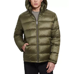 Men's Adam Puffer Jacket with Removable Hood