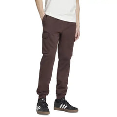 Adidas Men's Essentials Regular Tapered-Fit Fleece Cargo Joggers