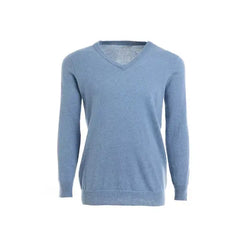 Bellemere Men's Solid V-Neck Merino Sweater