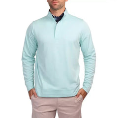 Tailorbyrd Men's Luxe Performance Fleece Quarter Zip Sweater
