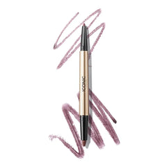 ICONIC LONDON Smokey Eye Duo Eyeliner | Creamy, Easy to Blend 2-in-1 Eyeliner Crayon, Water Resistant, Cruelty Free, Vegan Makeup, 0.027 oz
