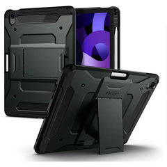 Spigen Tough Armor Pro Case with Pencil holder designed for iPad Air 5 - 10.9 Inch - Military Green
