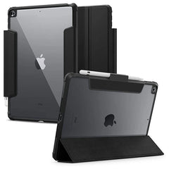 Spigen Ultra Hybrid Pro Case with Pencil Holder for iPad 10.2 inch- Black