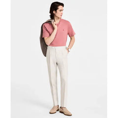 Calvin Klein Men's Slim-Fit Linen-Blend Dress Pants
