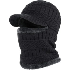 TAGVO Winter Knit Balaclava Beanie Hat with Neck Warmer for Men and Women