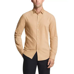 Michael Kors Men Slim Fit Corduroy Dress Shirt