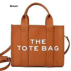 AIPGO Women's Tote Bag ,Trendy PU Leather Handbag, Top Handle Satchel & Casual Crossbody Purse