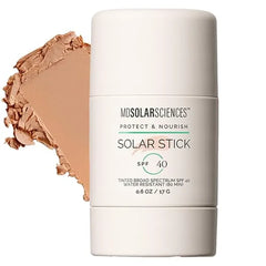 MDSolarSciences Solar Stick SPF 40 Water Resistant Mineral Sunscreen Broad Spectrum UV Protection Blendable Zinc Oxide Travel Stick Smooth, Sheer and Natural Matte Finish