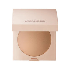 Laura Mercier Real Flawless Luminous Perfecting Talc-Free Pressed Finishing Powder, Creamy Formula, Light Coverage, Natural Luminous Finish, Enlivens Skin, Adds Dimension