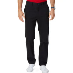 Nautica Men's Classic-Fit Stretch Solid Flat-Front Chino Deck Pants