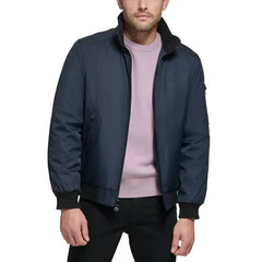 Men's Classic Zip-Front Ripstop Bomber Jacket