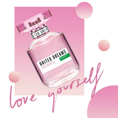 Benetton United Dreams Love Yourself Eau De Toilette For Women 80Ml - AllurebeautypkBenetton United Dreams Love Yourself Eau De Toilette For Women 80Ml
