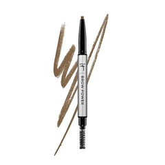IT Cosmetics Brow Power Eyebrow Pencil Universal Shades Long Lasting, Budge Proof Formula With Biotin Natural Looking Brows Built in Spoolie Brush
