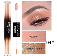 Huda Beauty Matte & Metal Melted Shadows, Faux Fur & Bamboo Hoops