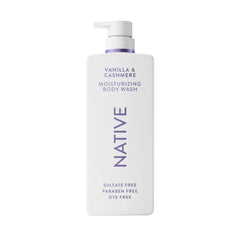 Native Moisturizing Body Wash | Contains Naturally Derived Ingredients | For Women & Men, Sulfate, Paraben, & Dye Free Leaving Skin Soft and Hydrated - 22 oz