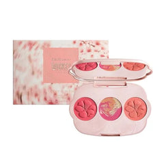 r.e.m. beauty Wicked For Good Cherry Blossom Blush Palette Blendable, Creamy Formula Blurs and Perfects Skin Blendable, Creamy Formula