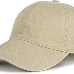 Edoneery Men Women Baseball Cap-Low Profile Adjustable Washed Cotton Golf Dad Hat