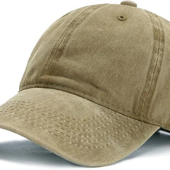 Edoneery Men Women Baseball Cap-Low Profile Adjustable Washed Cotton Golf Dad Hat