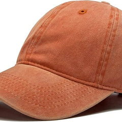 Edoneery Men Women Baseball Cap-Low Profile Adjustable Washed Cotton Golf Dad Hat