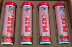APPLE CIDER VINEGAR WITH THE MOTHER BUBBLY EFFERVESCERE TABLET 500MG ACV WITH VITAMIN B6 & B12 DAILY FIZZY THAT HELPS BOOST METABOLISM (Pack of 4)