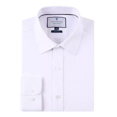 Tom Baine Men's Four-Way Stretch Jacquard Dress Shirt