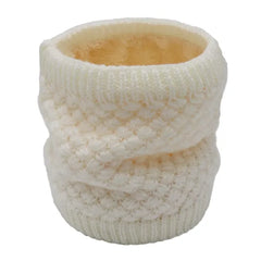 Holzlrgus Winter Neck Warmer Scarf Fleece Lined Knitted Gaiter for Men & Women