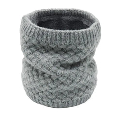 Holzlrgus Winter Neck Warmer Scarf Fleece Lined Knitted Gaiter for Men & Women