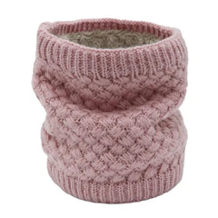 Holzlrgus Winter Neck Warmer Scarf Fleece Lined Knitted Gaiter for Men & Women