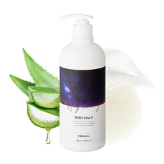 BANANAL Korean Body Wash with Hyaluronic Acid & Aloe Hydrating Moisturizing Cleanser for All Skin Infused with Natural Extracts Paraben & Silicone Free
