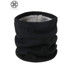 Luxtrada Double-Layer Fleece Neck Warmer Scarf β Windproof & Thick Knit for Men & Women