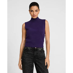 Express Wool Blend Mock Neck Sweater Tank