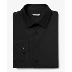 Express Extra Slim Solid Cotton Stretch 1MX Dress Shirt