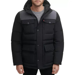 Levi’s® Men's Quilted Four Pocket Parka Hoody Jacket